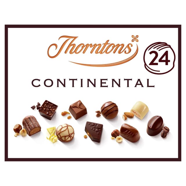 Continental Milk, Dark, White Chocolate Gift Box