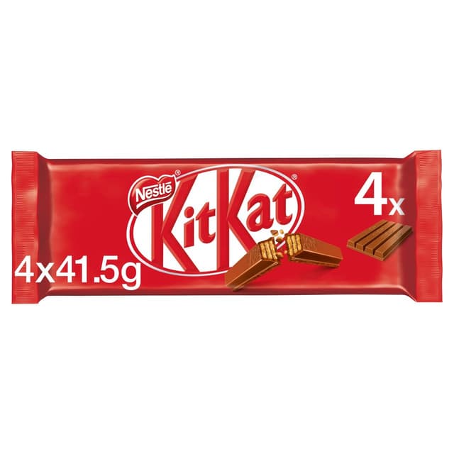 4 Finger Milk Chocolate Bar Multipack