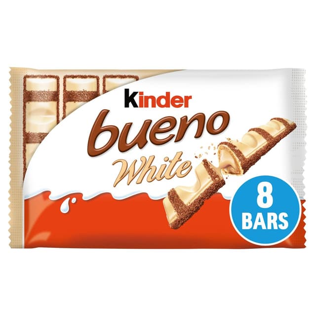 Bueno White Chocolate & Hazelnuts Bars Multipack