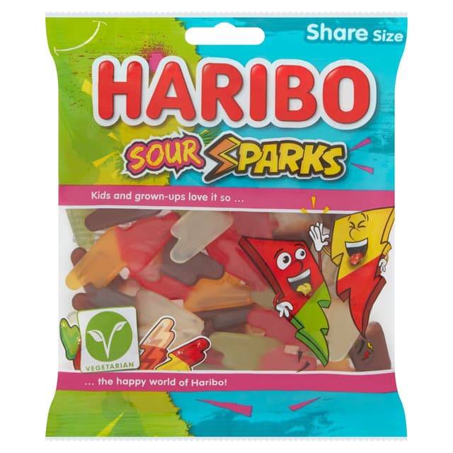 Sour Sparks Vegetarian Sweets Share Bag