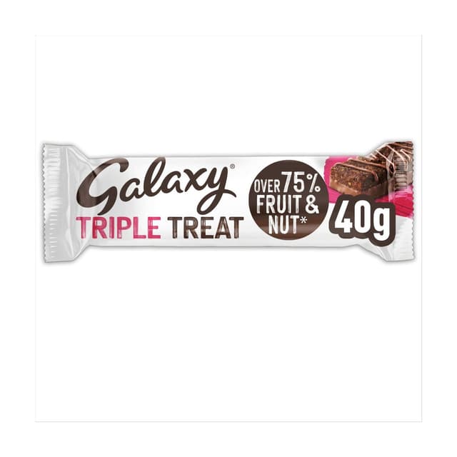 Triple Treat Fruit, Nut & Chocolate Snack Bar