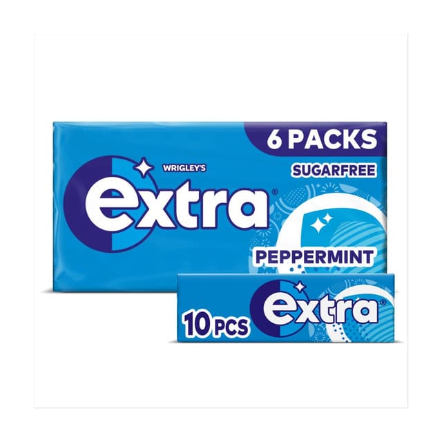 Peppermint Sugarfree Chewing Gum Multipack